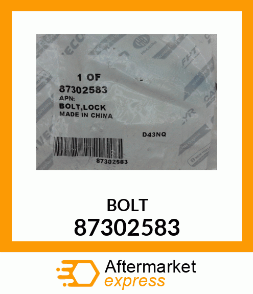 BOLT 87302583