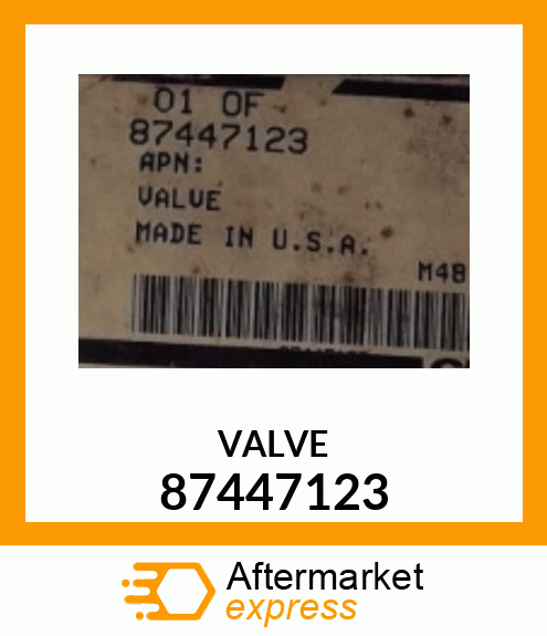 VALVE 87447123