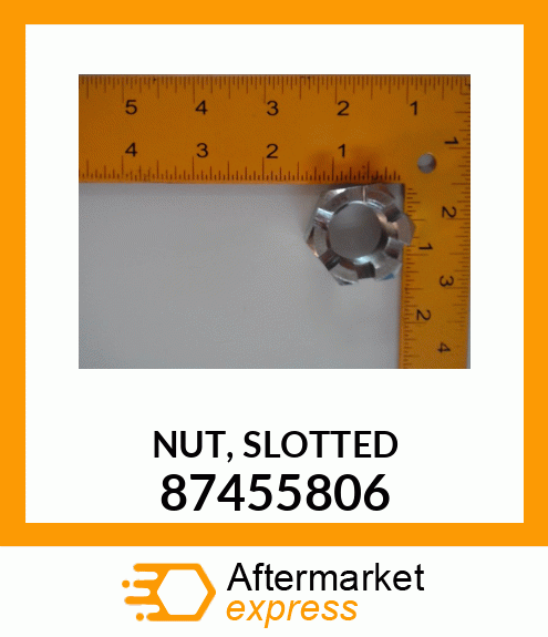 NUT,SLOTTED 87455806