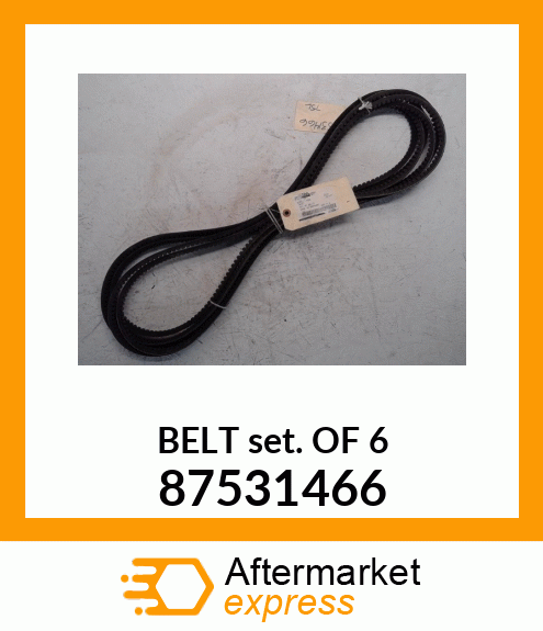 BELTSETOF6 87531466