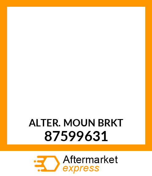 ALTER MOUN BRKT 87599631