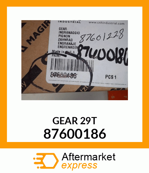 GEAR 29T 87600186