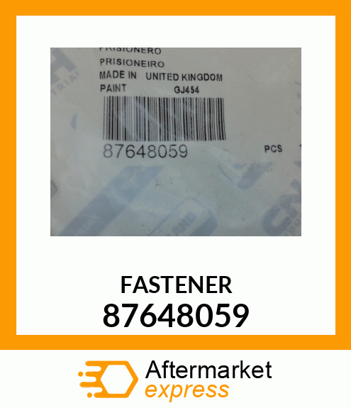 FASTENER 87648059