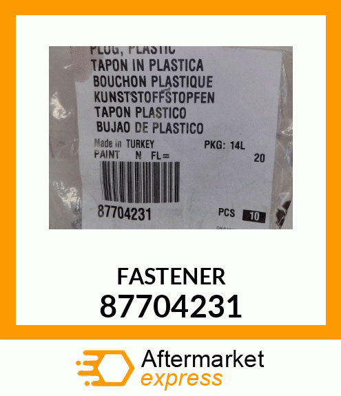 FASTENER 87704231