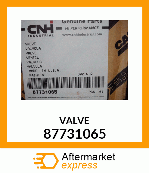 VALVE 87731065