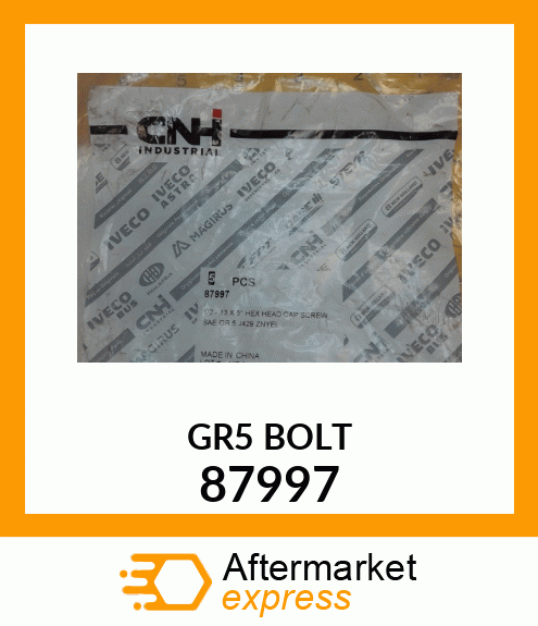 GR5BOLT 87997