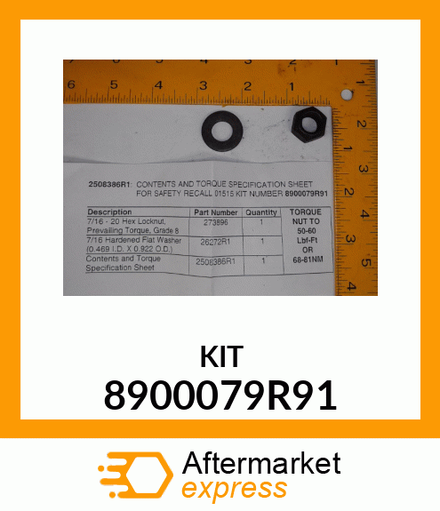 KIT 8900079R91