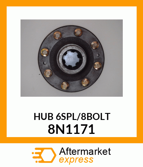 HUB6SPL/8BOLT 8N1171