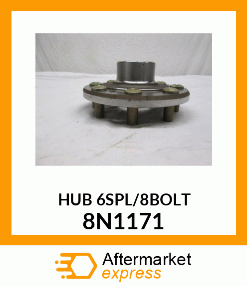 HUB6SPL/8BOLT 8N1171