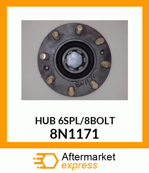 HUB6SPL/8BOLT 8N1171