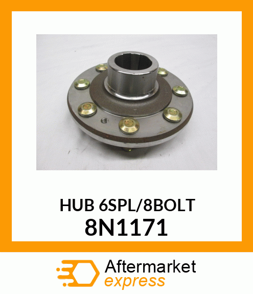 HUB6SPL/8BOLT 8N1171