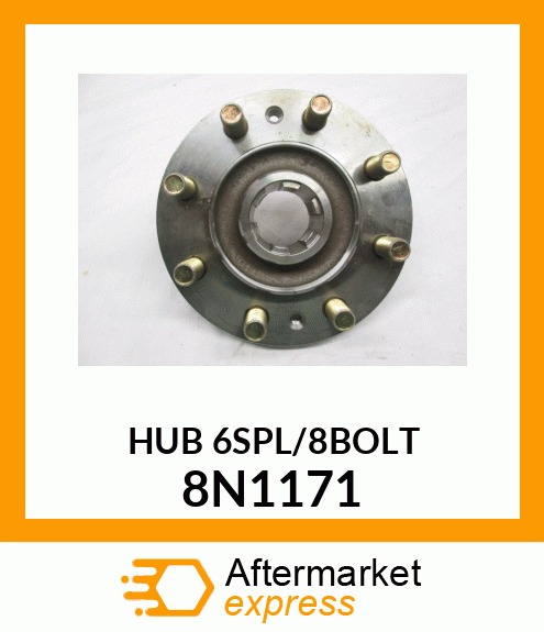 HUB6SPL/8BOLT 8N1171