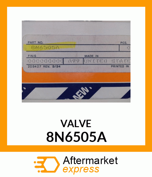 VALVE 8N6505A