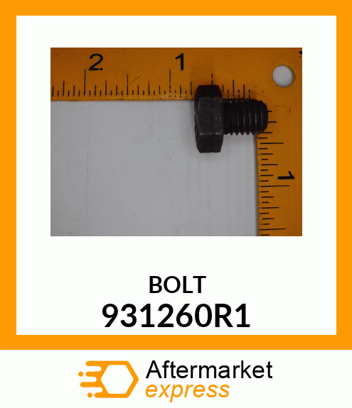 BOLT 931260R1