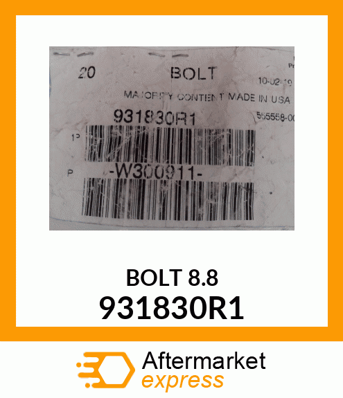 BOLT8.8 931830R1