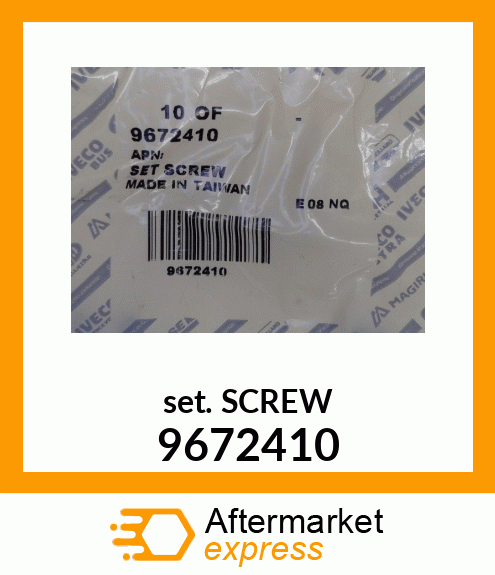 SETSCREW 9672410