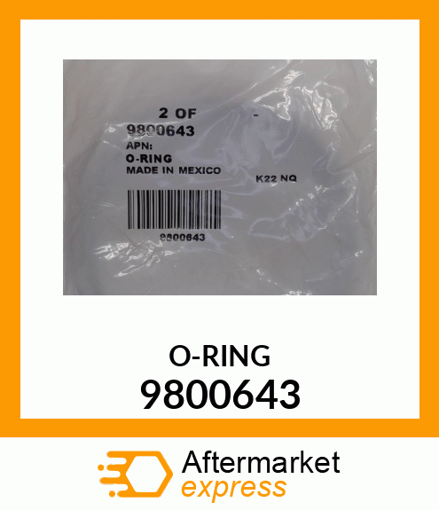 O-RING 9800643