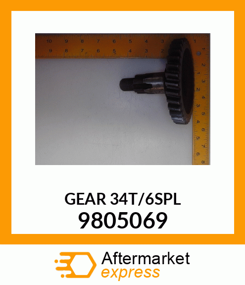 GEAR34T/6SPL 9805069