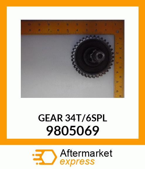 GEAR34T/6SPL 9805069