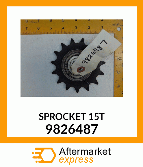 SPROCKET 15T 9826487