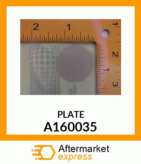 PLATE A160035