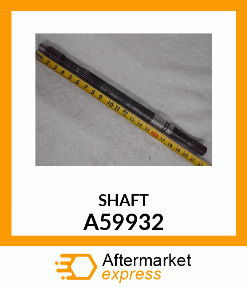 SHAFT A59932