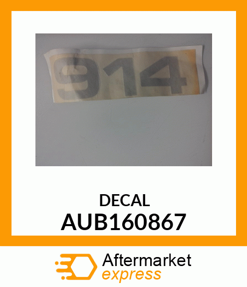 DECAL AUB160867