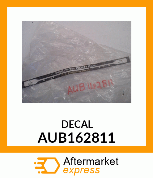 DECAL AUB162811