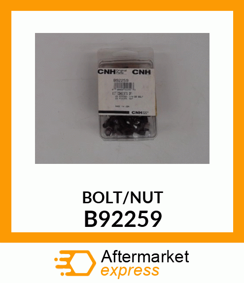 BOLTS/NTS25PC B92259