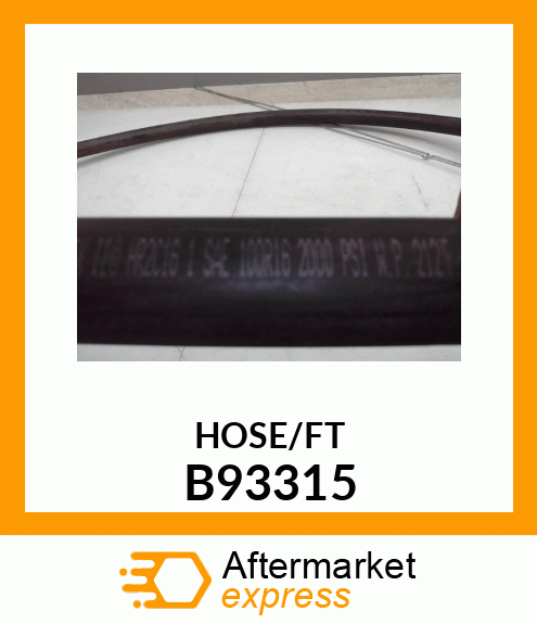 1HOSE/FT B93315