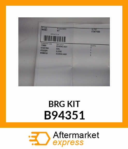 BEARING_KIT B94351