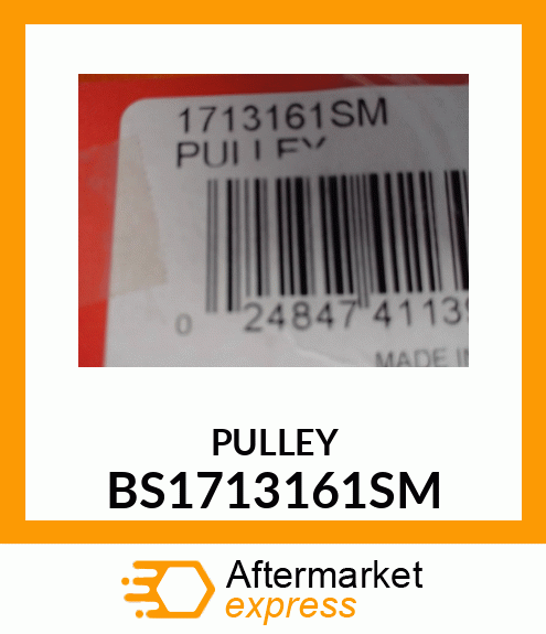 PULLEY BS1713161SM