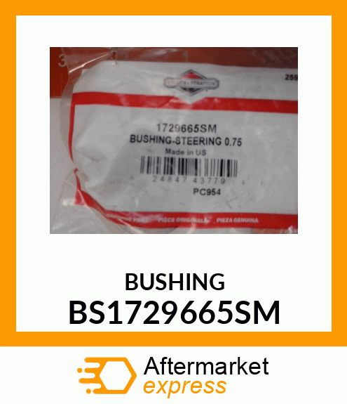 BUSHING BS1729665SM