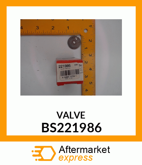 VALVE BS221986