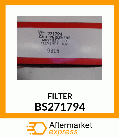 FILTER BS271794