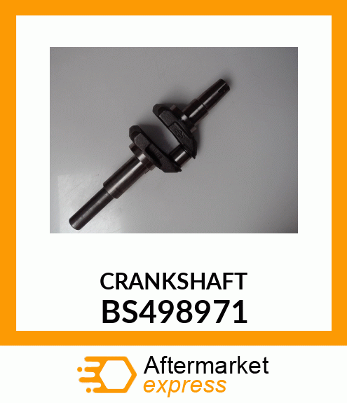 CRANKSHAFT BS498971