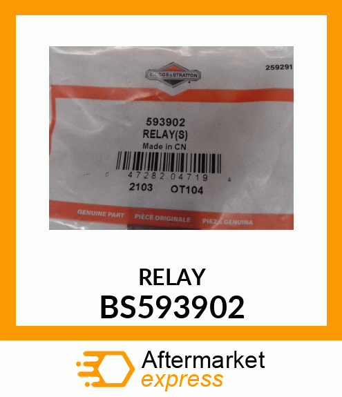 RELAY BS593902