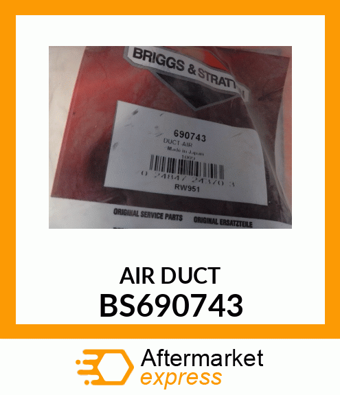 AIR DUCT BS690743