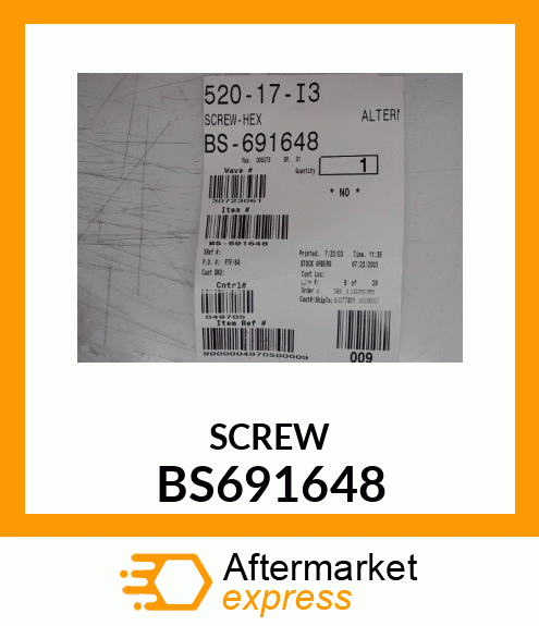 SCREW BS691648