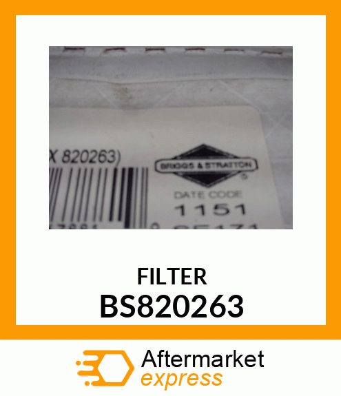 FILTER BS820263