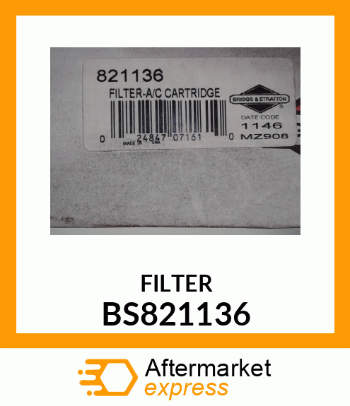 FILTER BS821136