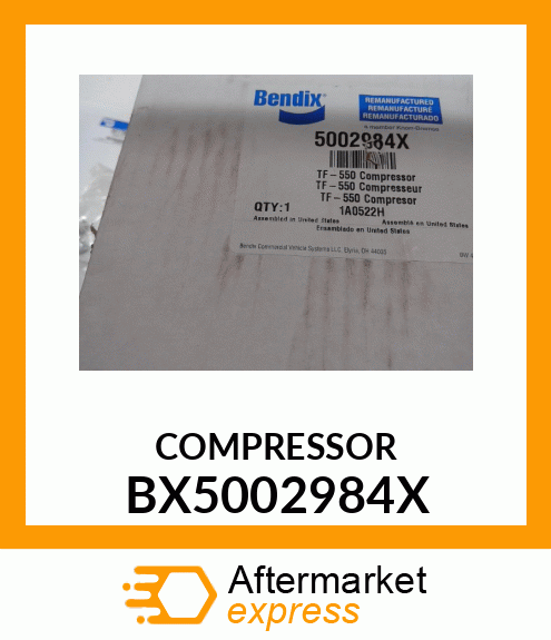 COMPRESSOR BX5002984X