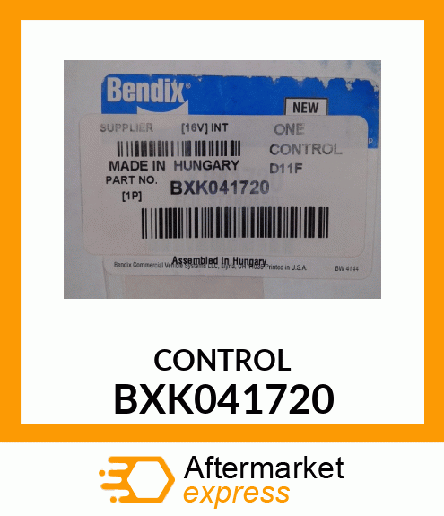 CONTROL BXK041720