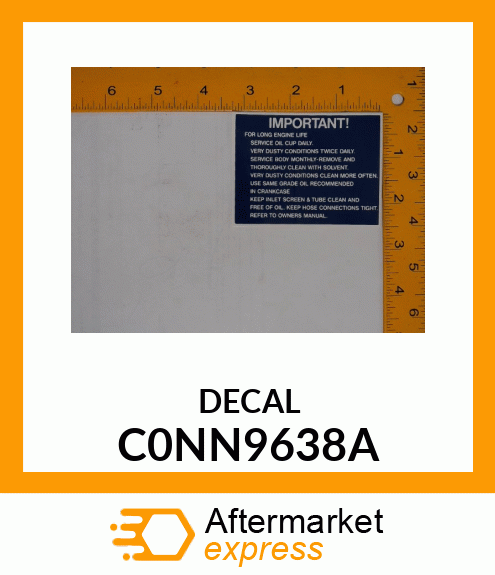 DECAL C0NN9638A