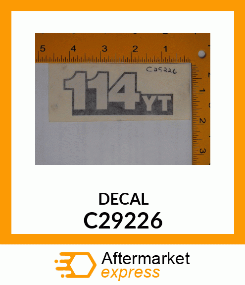 DECAL C29226