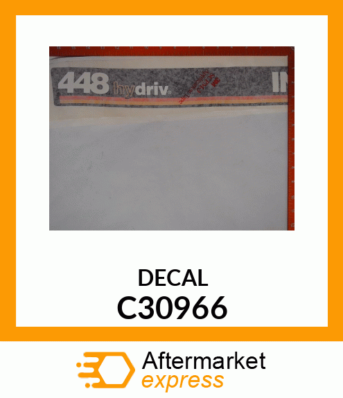 DECAL C30966