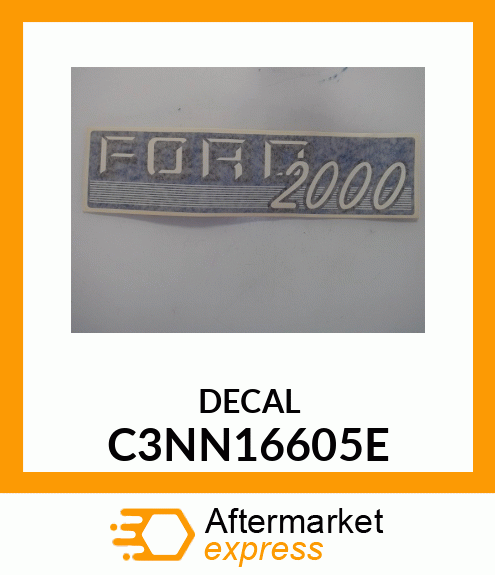 DECAL C3NN16605E