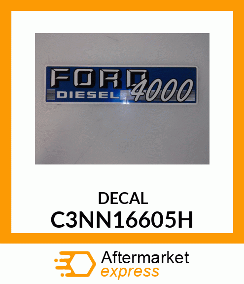 DECAL C3NN16605H