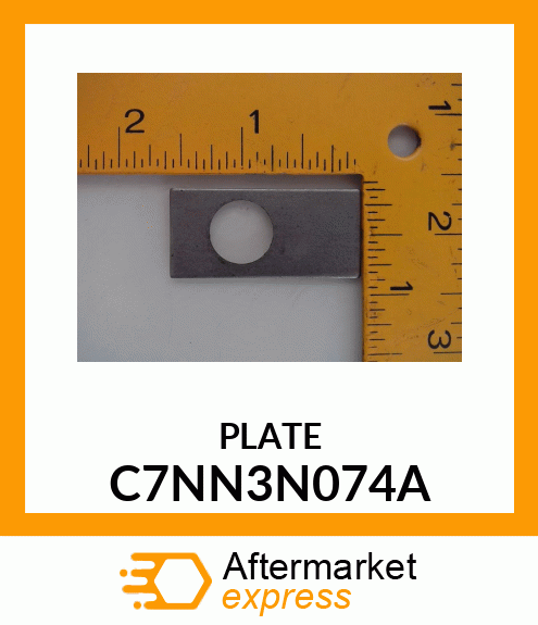 PLATE1HOLE C7NN3N074A