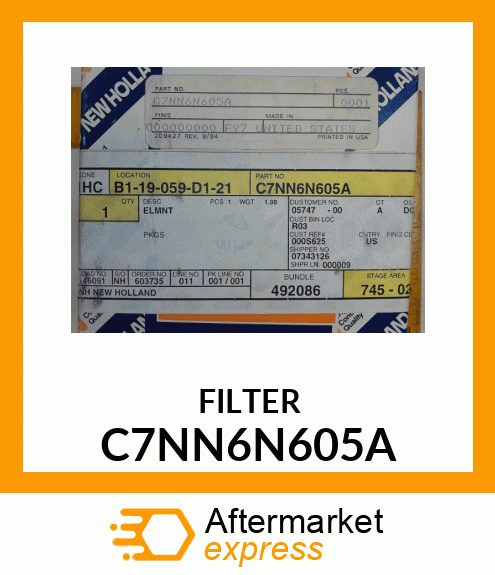 2PCFILTER C7NN6N605A